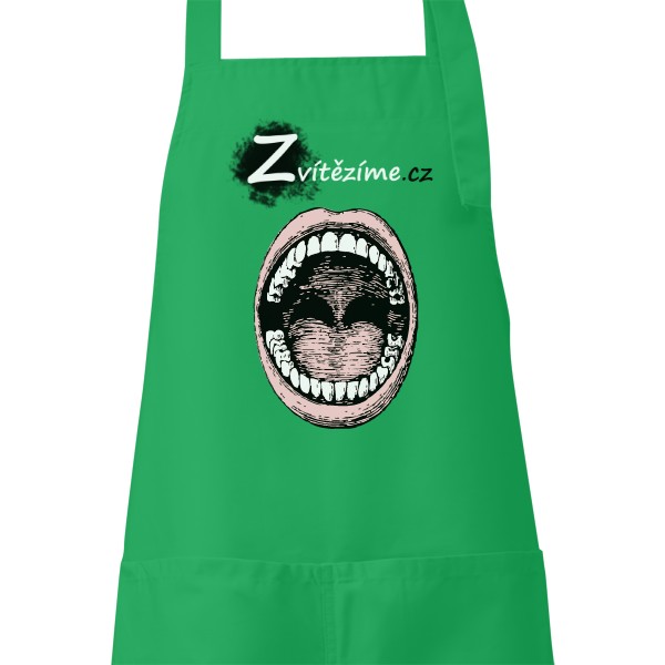 Zástěra s potiskem Zástěra Úsměv